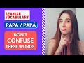 SPANISH VOCABULARY The 3 Meanings of
