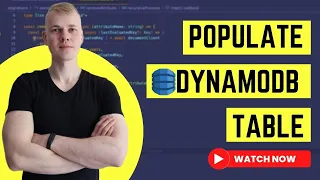 Populate DynamoDB with BatchWriteItem TypeScript