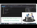 C Programming Language Pointers to get the maximum and minimum value from an array