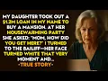 Download Lagu HER TRUE STORY FROM SAN JOSE 👵💔 My Daughter Took Out A $1.2M Loan In My Name—What I Did Shocked Her