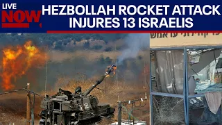 Download Israel-Hamas war: Hezbollah rocket attack injures 13 Israelis | LiveNOW from FOX MP3
