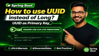 68 - Spring Boot How to use UUID instead of Long UUID as Primary Key