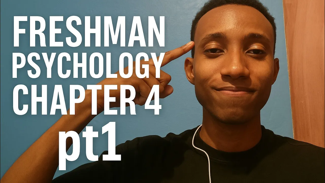 Freshman Psychology_Chapter 4(AFAAN OROMOON) Pt. 1#freshmancourse #afaanoromoo