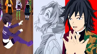 LOS TIKTOKS MAS CRINGE Y PERTURBADORES DE KIMETSU!!!