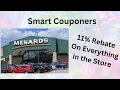 Menards what s so special about Menards 11 Rebate on everything in the store