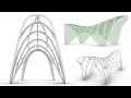 Define parametric pavilion structure in Grasshopper