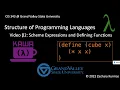 CIS 343 2 Scheme Expressions and Defining Functions