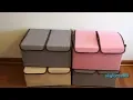 Senbowe Fabric Collapsible Storage Bin Organizer Review