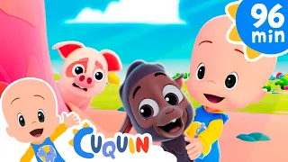 En la granja de Cuquín 🐮🐷 y más canciones infantiles para bebés con Cleo y Cuquín