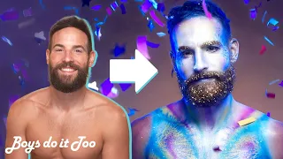 PRIDE MONTH BODY PAINT TRANSFORMATION Boys Do It Too
