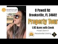 1 95Acre Private Homesite with a Creek Hernando County FLORIDA vacant land tour