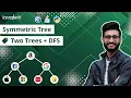 23 Symmetric Tree InterviewBit LeetCode Two Trees DFS Pattern Binary Tree Tutorials