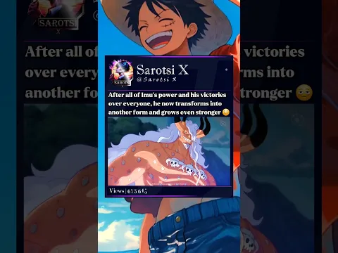 Credit: @FotachuOff | Chapter 1191🔥 #imu #luffy #onepiece