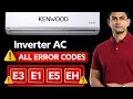 Kenwood Inverter AC All Error Codes List E1 E2 E3 F1 Solutions And fix