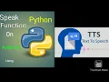 text to speech on android using python