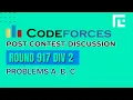 Codeforces Round 917 Div 2 Solutions - A to C by Gaurish Baliga TLE Eliminators