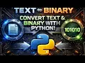 How to Talk to Computers Text to Binary in Python