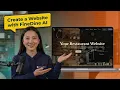 Create a Website for Your Business with Templates and AI-Generated Content
