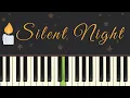 Easy Piano Tutorial Silent Night with free sheet music