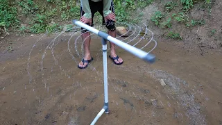 Download Creative idea make a rotating water fountain with PVC pipe MP3