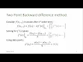 CBE 330 08 01 - Two-point finite difference methods