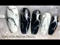 How to do Easy MARBLE NAILS Design KMF Nails Design