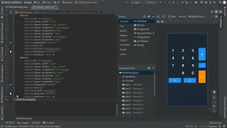 Fully Functional Basic Calculator Making With Android Stdio Part 1 time lapse