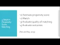 Propensity Score Matching - A Quick Introduction