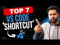 7 VS Code Shortcuts Every Developer MUST Know in 2025 Boost Coding Speed Like a Pro