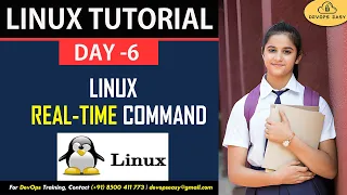 Linux Command Line For Beginners Linux Tutorial Linux for Devops Linux Day 6 Devops Easy