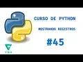 Curso de Python 3 - Bases de datos con Python