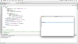 6 9 Part 3 Exception Handling - Python