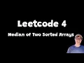 Median of Two Sorted Arrays - Binary Search