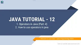 Java for Beginners - Operators in Java Part