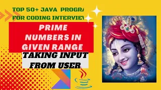 Java Program to Print All Prime Numbers between In the Given Range