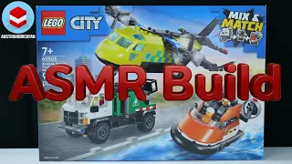 LEGO City 60505 Airplane, Service Truck & Hovercraft Remix ASMR Build