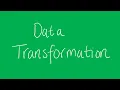 Data Transformation Unit 3 and 4 VCE Further Maths