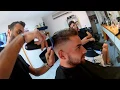 Download Lagu Mid Fade with Long Hair Men's Undercut Barber Tutorial Huge Transformation