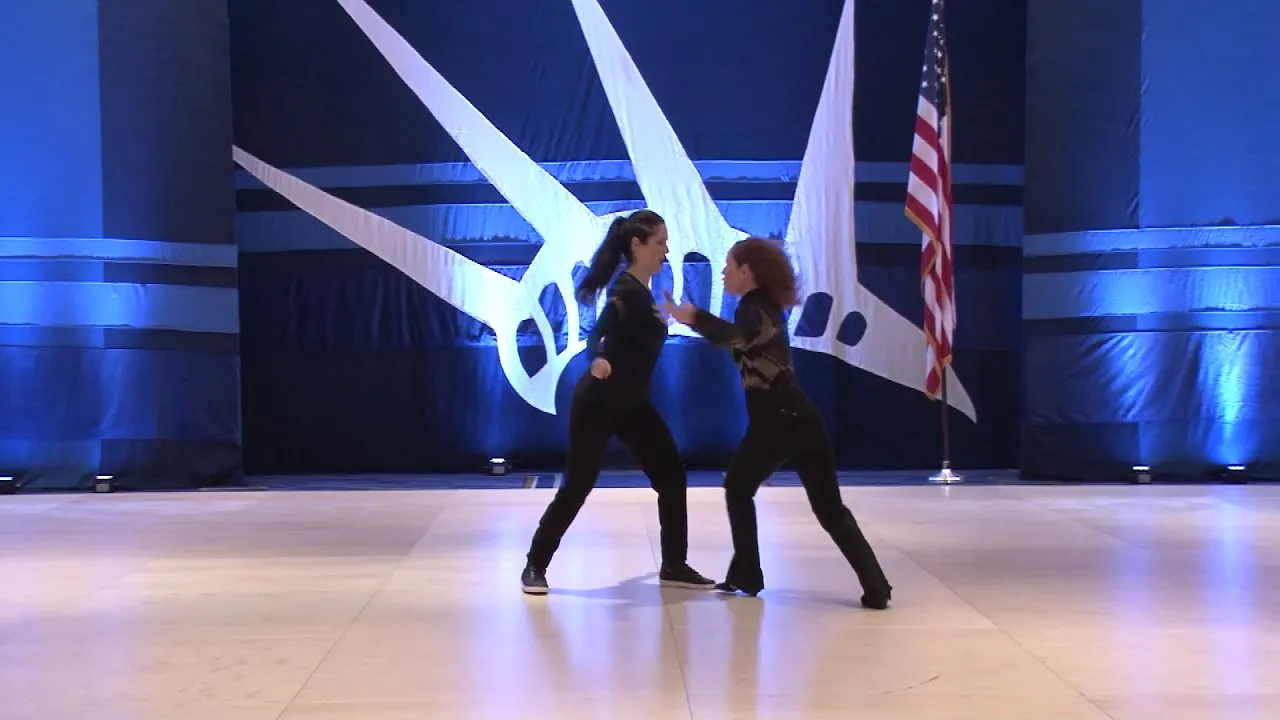 Liberty Swing 2018 Rising Star Katia Grigoriants & Julia Smith