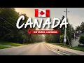 Driving Through Quiet Streets in Ontario Canada Relaxing 4K Scenic Drive