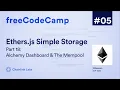 Alchemy Dashboard The Mempool Ultimate Web3 Solidity Javascript Course Lesson 5 Pt 18