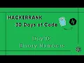 Hackerrank 30 Days of Code - Day10 Binary Numbers Cozum GoLang