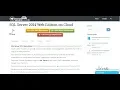 Secured Sql Server 2014 Express Full IIS on Windows 2012 R2 - Deploy on Azure AWS and Google Cloud