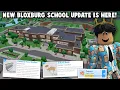 NEW BLOXBURG SCHOOL UPDATE IS FINALLY HERE NEW JOB CLASSES MORE PAY AND MORE WITH FACECAM