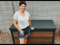 Keter Signature Collection 150 Gallon Resin Deck Box Organization and Storage Box for Patio Outdoor