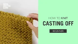 How to knit Casting Off