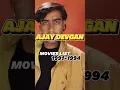 Lagu AJAY DEVGAN MOVIES LIST (1991-1994) #ajaydevgan  #filmography #bollywood