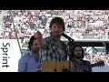 Dierks Bentley - Sideways (NASCAR style) at Daytona 500 - 2011