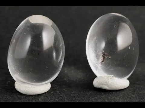 水晶 原石 磨き 2個セット37.3g｜天然石 原石 通販のキラリ石