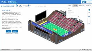 Parking Revenue - Case Simulations Sports Management Collection